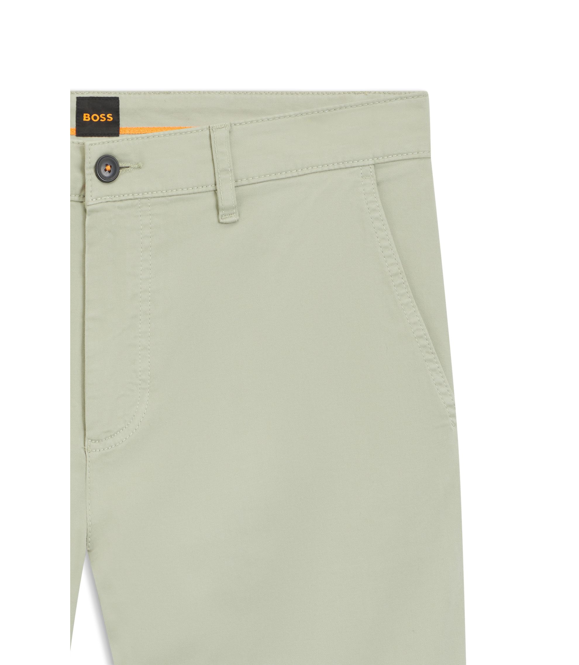 BOSS Chino_Tapered, Pantaloni_Piatti Uomo, Open Green349