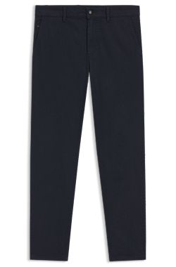 Tapered-fit chinos in stretch-cotton satin