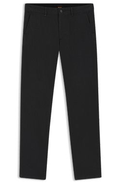 Slim-fit trousers in overdyed stretch satin