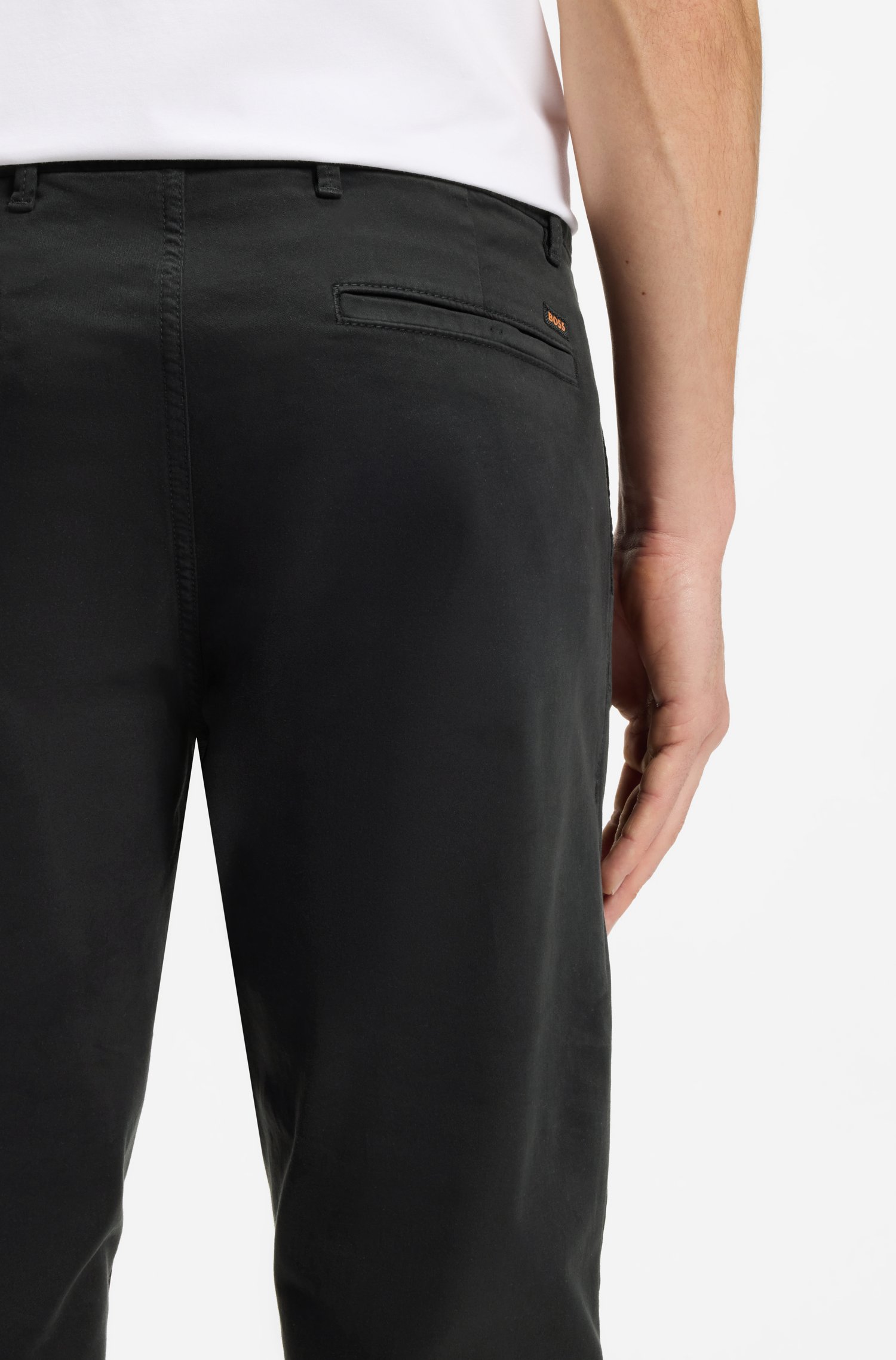 Boss Chino Slim Svart Storlek W 30 L 34 byxor herr – bild 5