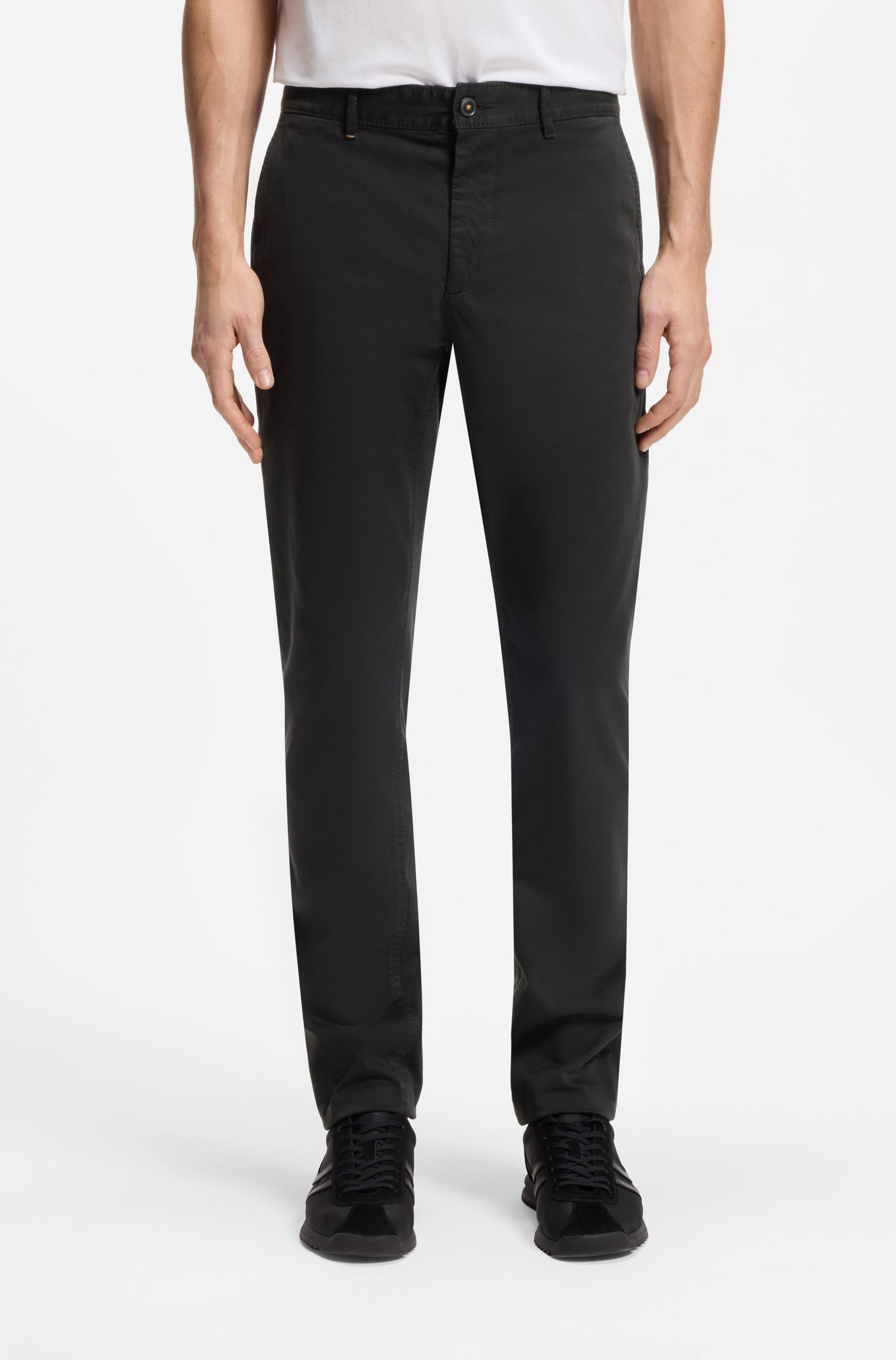 Boss Chino Slim Svart Storlek W 30 L 34 byxor herr – bild 3