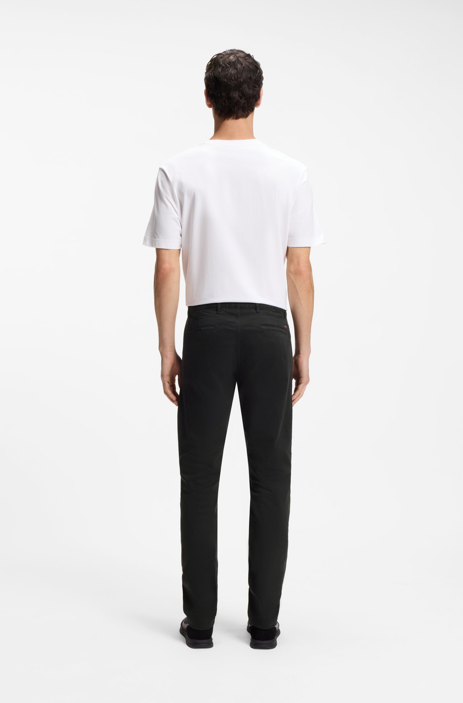 Boss Chino Slim Svart Storlek W 30 L 34 byxor herr – bild 4
