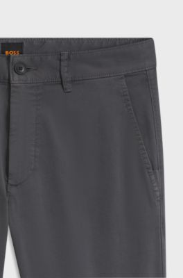 Chino slim fit, Grigio scuro