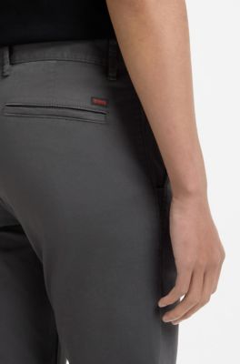 Slim-fit chinos, Dark Grey