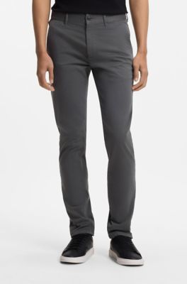 Slim-fit chinos, Dark Grey