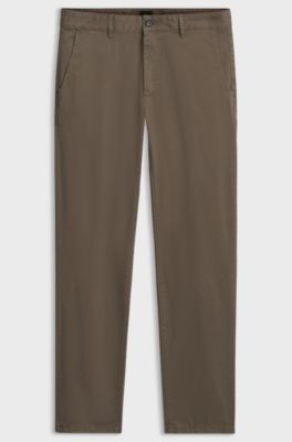 Slim-fit chinos, Grey