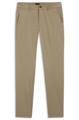 Boss Uomo Beige - Chinos Slim Fit - Trousers - W38 - Immagine 2