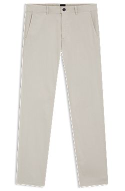 Pantalon Slim en satin stretch surteint