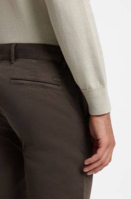 Slim-fit chinos, Beige