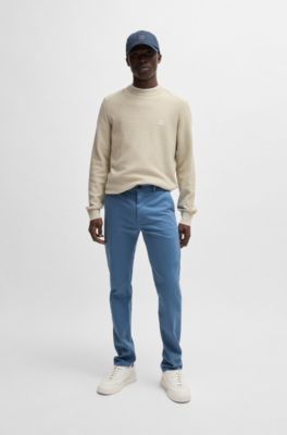 HUGO BOSSGOLF ライトブルー スリムフィットパンツ HUGO