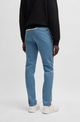 HUGO BOSSGOLF ライトブルー スリムフィットパンツ BOSS