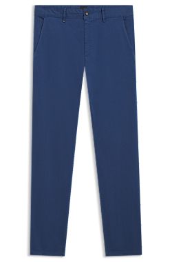 Slim-fit trousers in overdyed stretch satin