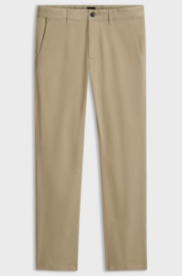 Slim-fit chinos, Beige