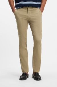 Slim-fit chinos, Beige