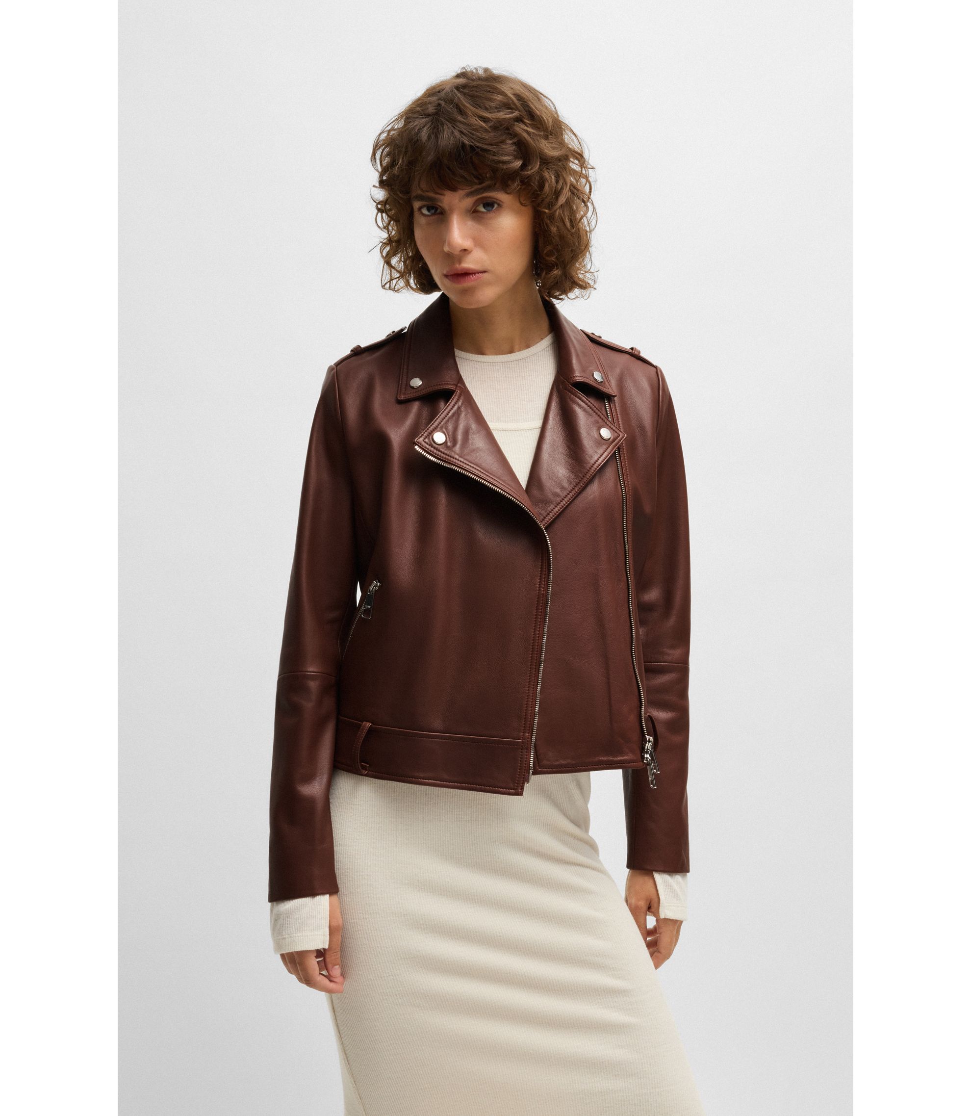 ジャケット BOSS Woman Jacket Rust 50510964 227 hbeu50510964_227_350?wid=1980&