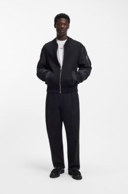 Cotton-jersey relaxed-fit T-shirt with logo print, White