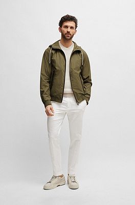 Hugo boss green clearance jacket