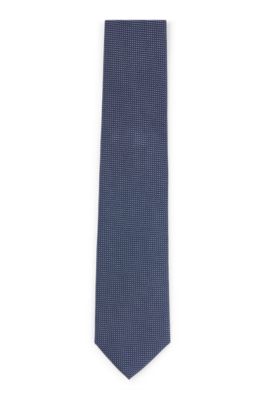 Cravate Hugo Boss En Soie 100% - Couleur Beige, Occasion - Fabriquée En Italie