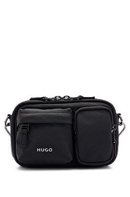 HUGO - Cross-body bag with branded adjustable strap