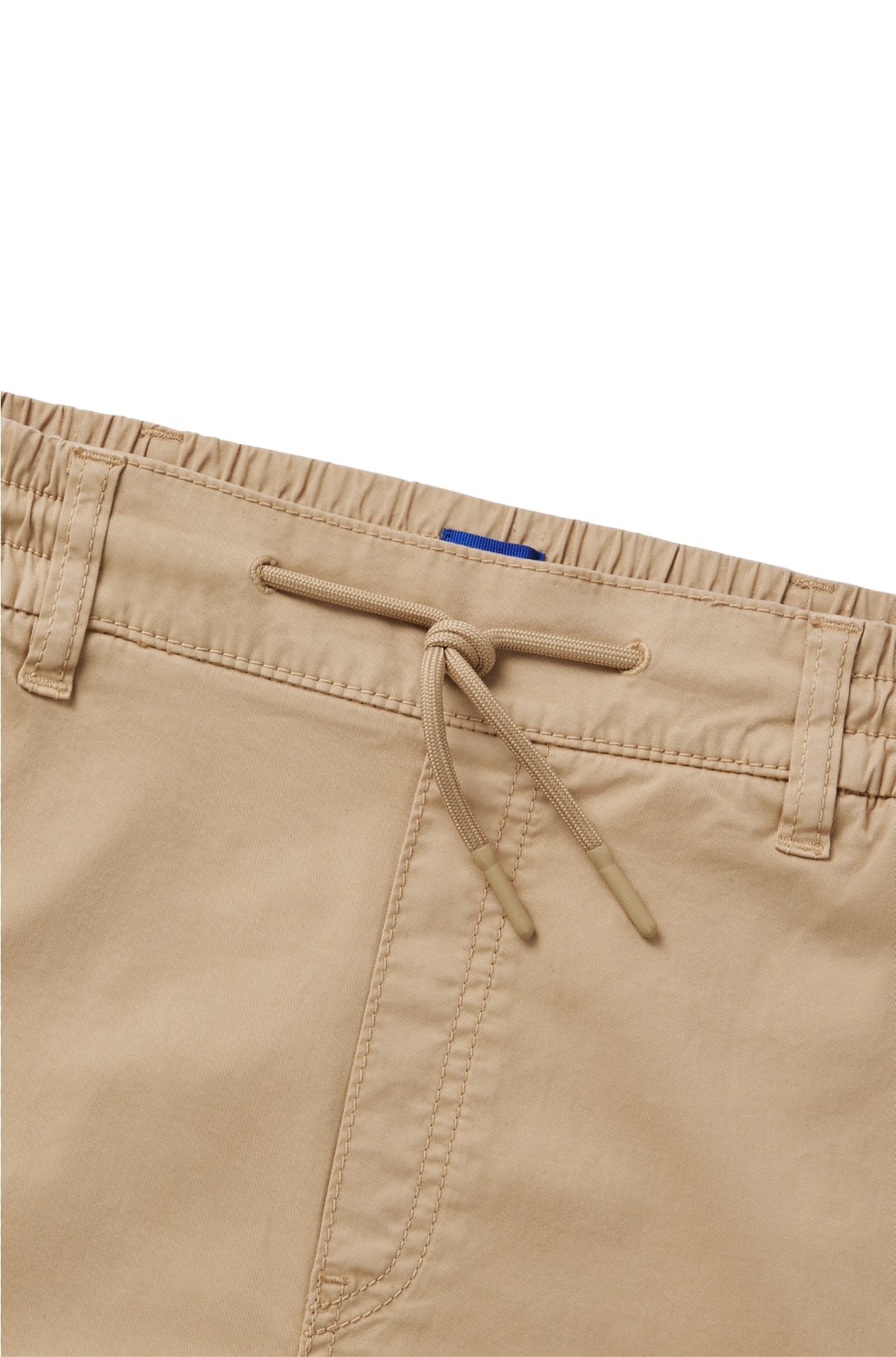 Relaxed Fit Cotton Cargo Pants - Light beige - Men