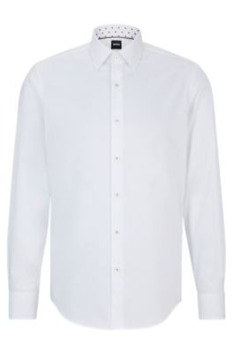 Hugo boss sale white shirt