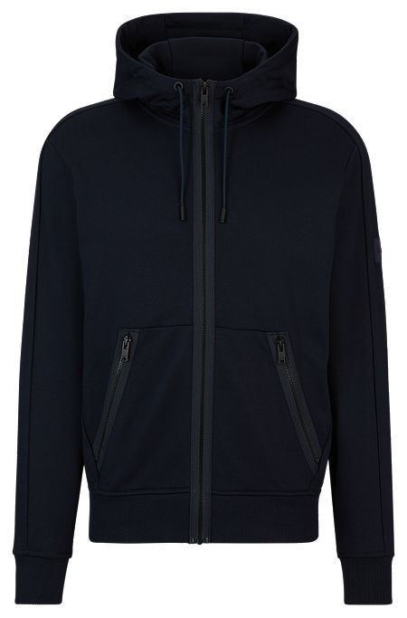 Zip-Front Hoodie with Insert Pockets