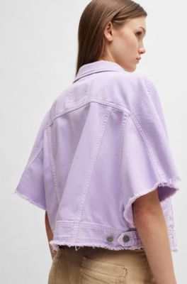 BOSS - ショートスリーブジャケット コットンデニム 