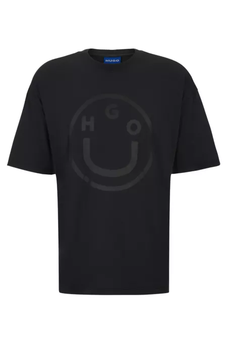 Oversized-fit T-shirt in cotton with new-season logo