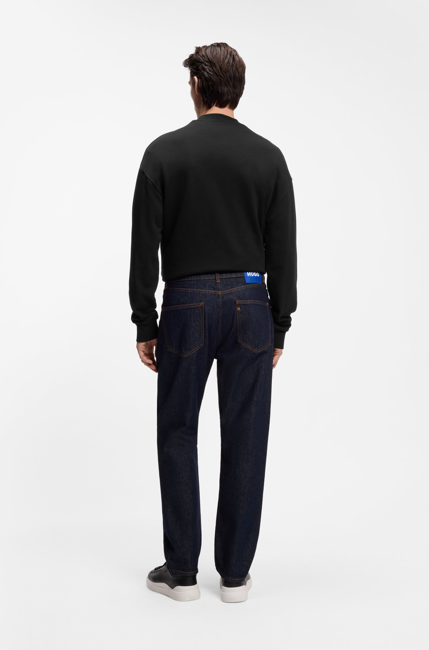 Hugo Regular-fit jeans in dark-blue denim herr – bild 2