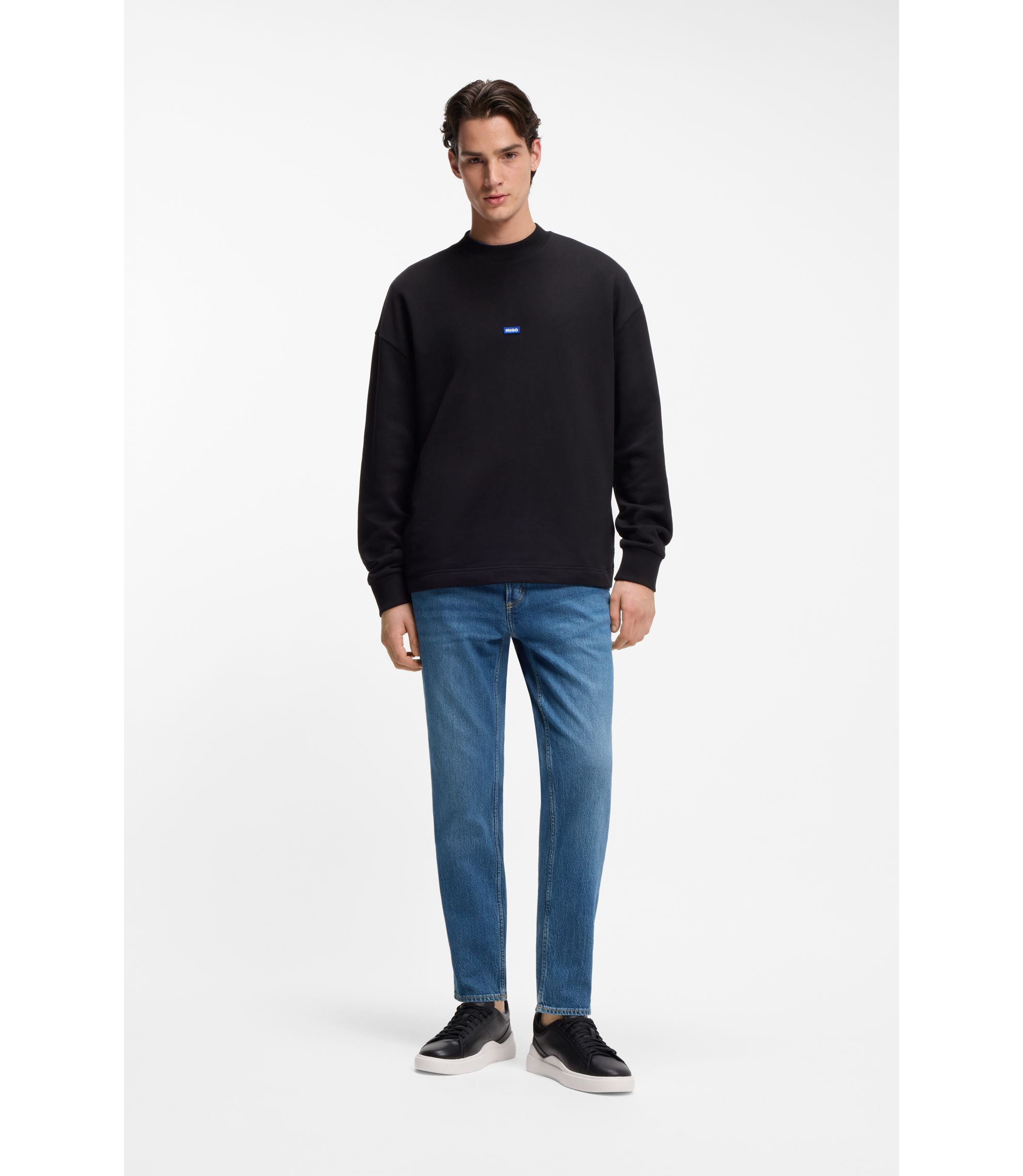 Jean HUGO Brody Pour Homme - Coupe Droite, 99% Coton 1% élasthanne, Confort Et Style Décontracté