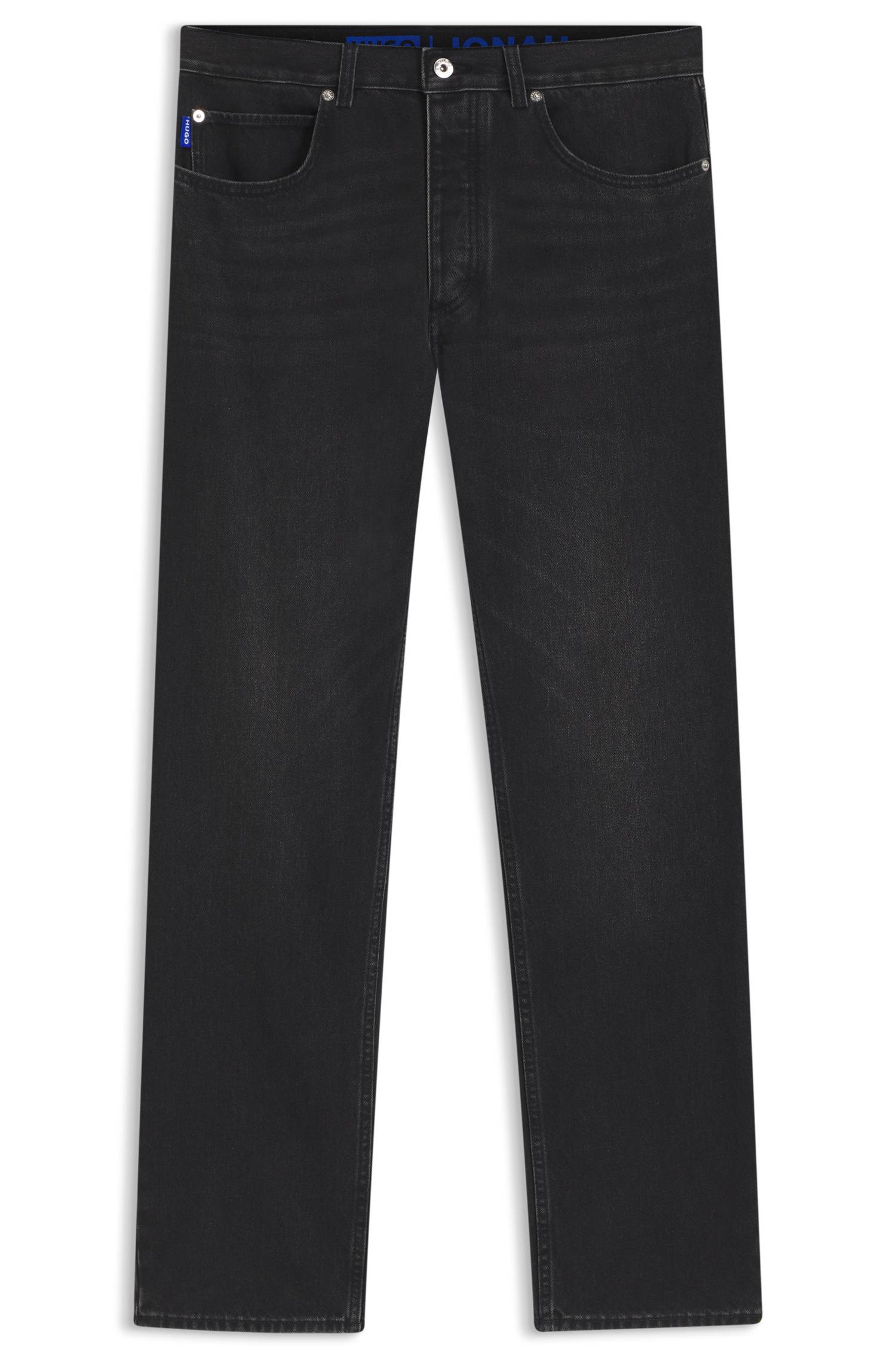 Hugo Regular-fit jeans in dark-grey denim herr – bild 4