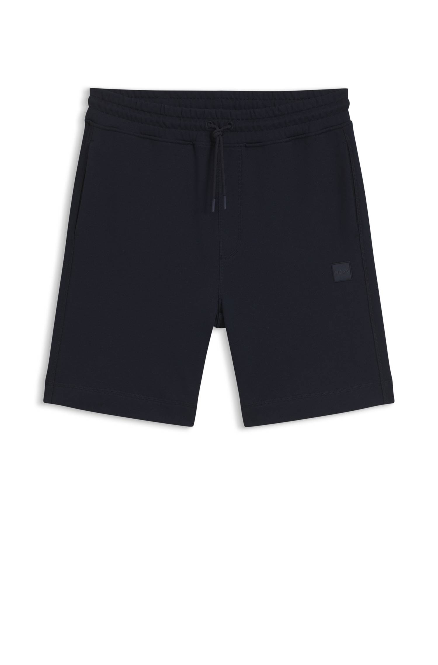 Boss Cotton-terry shorts with logo patch herr – bild 4