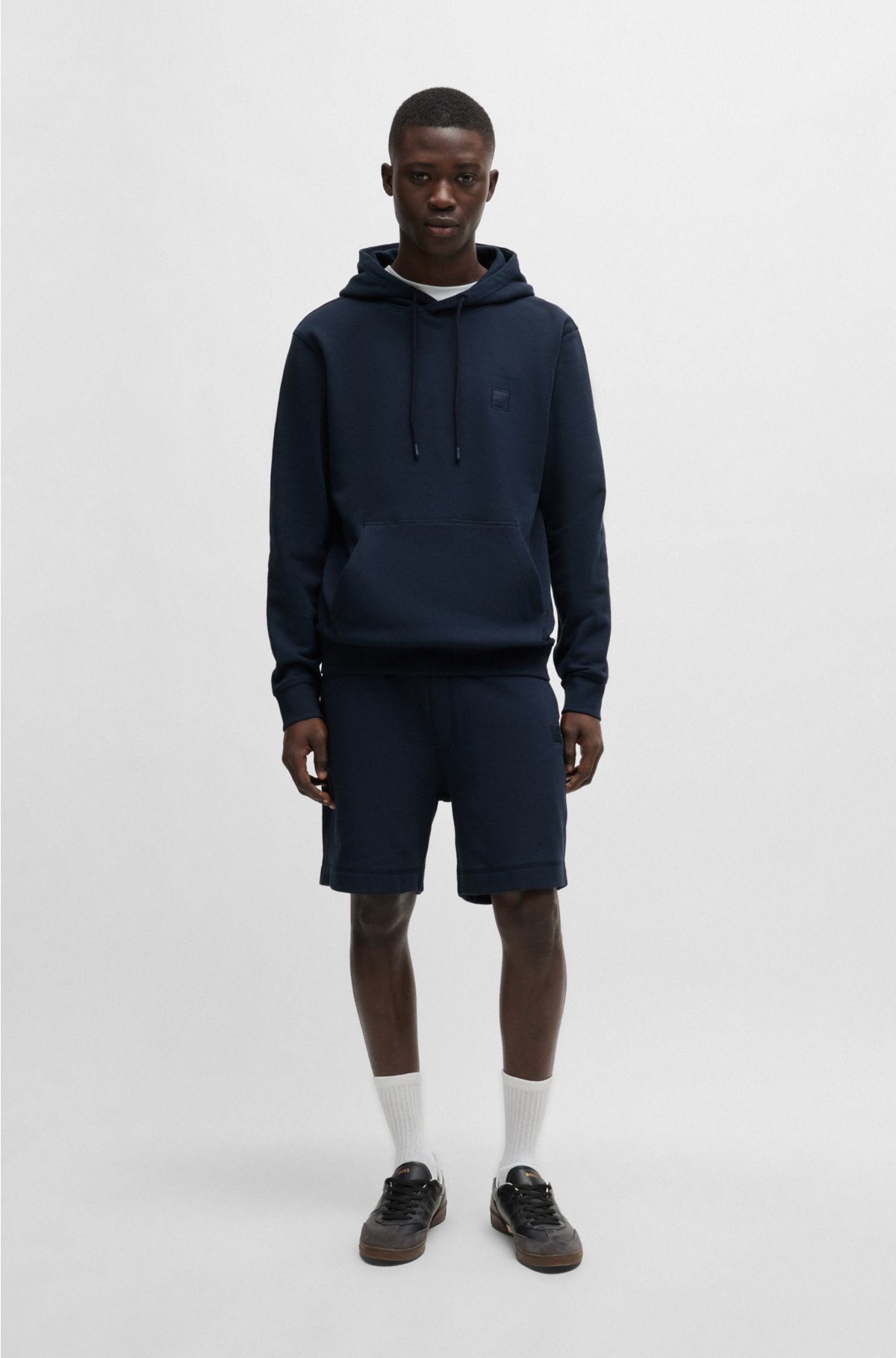Nike Sportswear Regular Fit Sweatshirt 'Club Fleece' em Azul Escuro