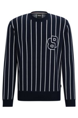 Hugo boss on sale striped sweater