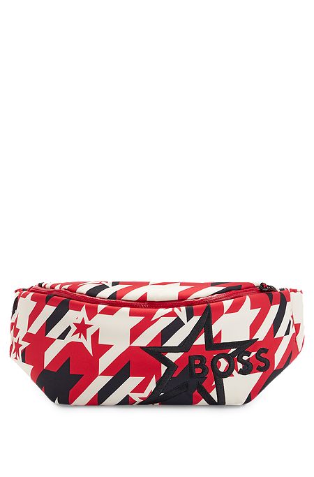 Поясная сумка BOSS x Perfect Moment из ткани софтшелл со специальным логотипом, Красный