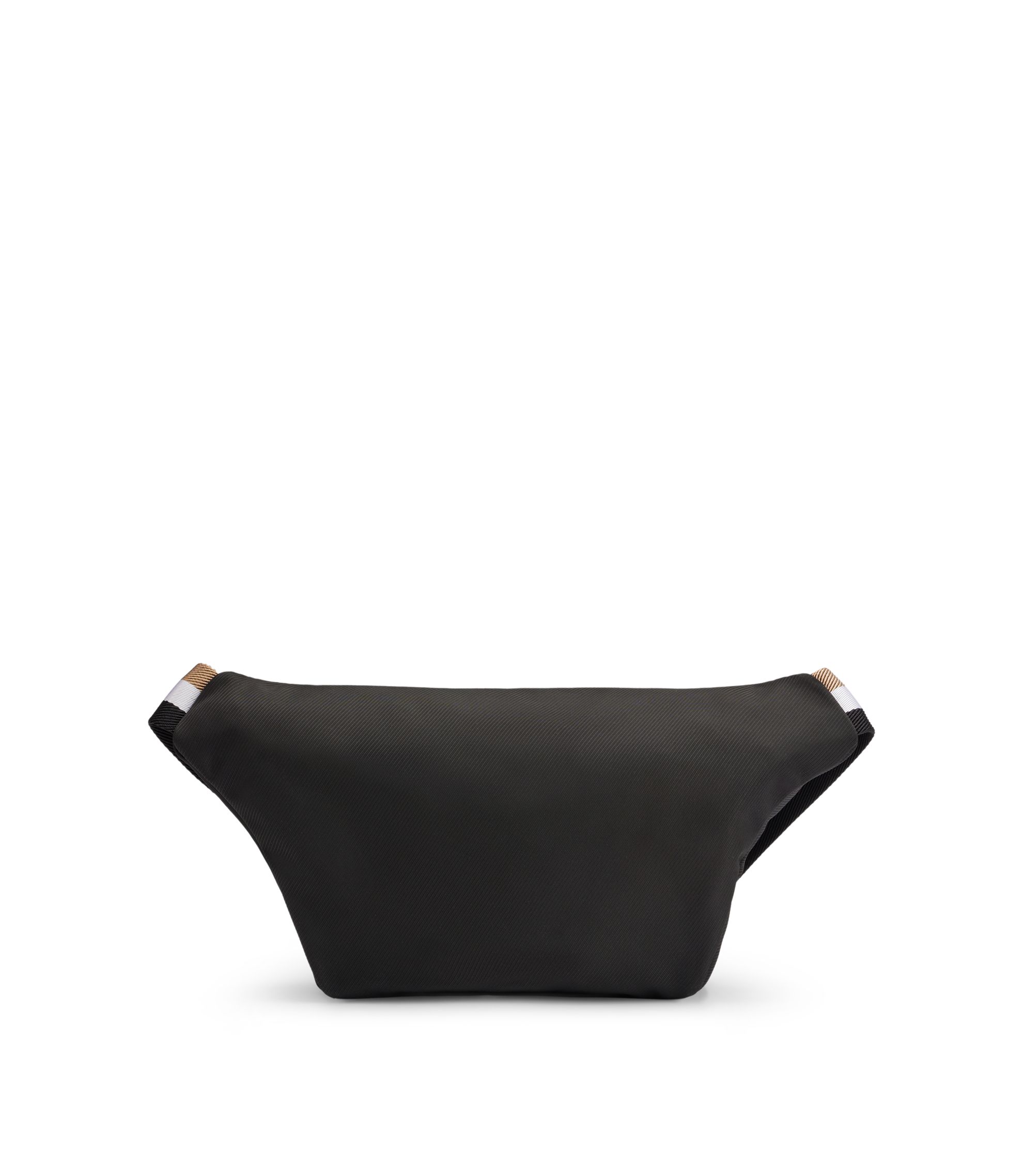 BOSS ストラップチャード ベルトバッグ ブラック BOSS（HUGO BOSS） ウエストポーチ ストラクチャード ベルトバッグ