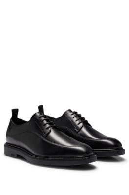 Hugo Boss Chaussures Derby en daim lisse à lacets pour homme