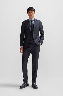 Hugo boss tuxedo hot sale shirt slim fit