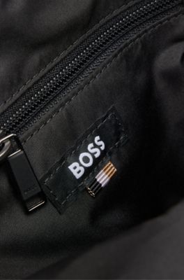 Logo crossbody bag, Black