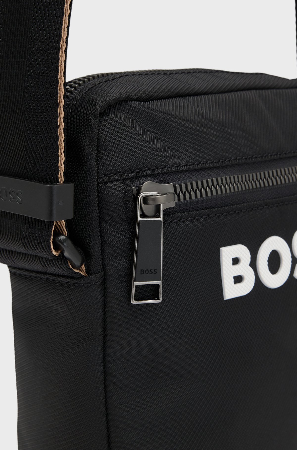BOSS - クロスボディバッグ コントラストロゴ&シグネチャーストライプ