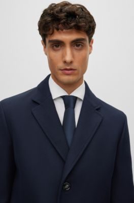 BOSS コットンブレンド コート ジップアップインナー