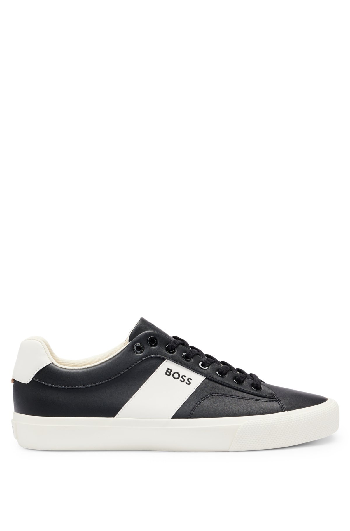 BOSS - Cupsole trainers with contrast band