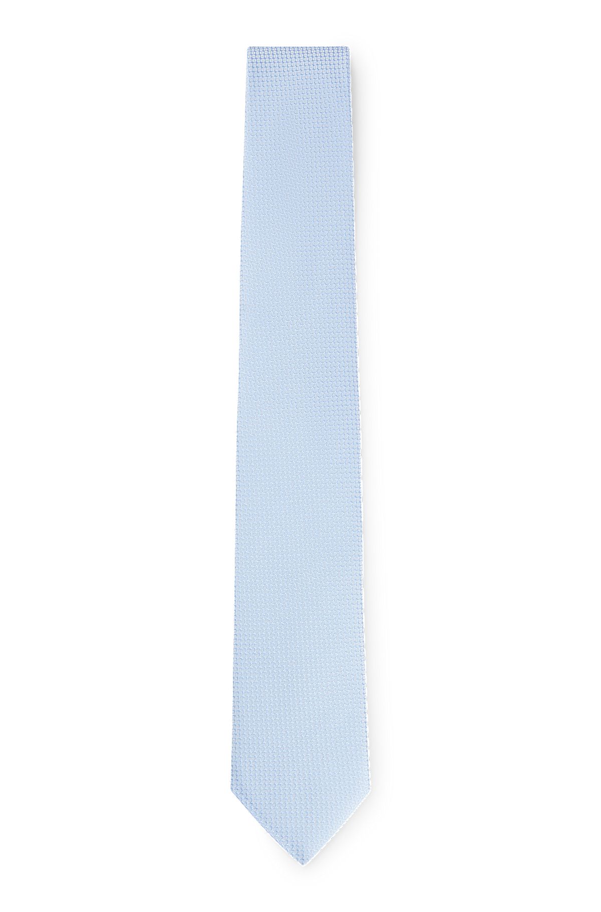 Комплект из платка-паше и галстука из смесового шелка, Светло-голубой