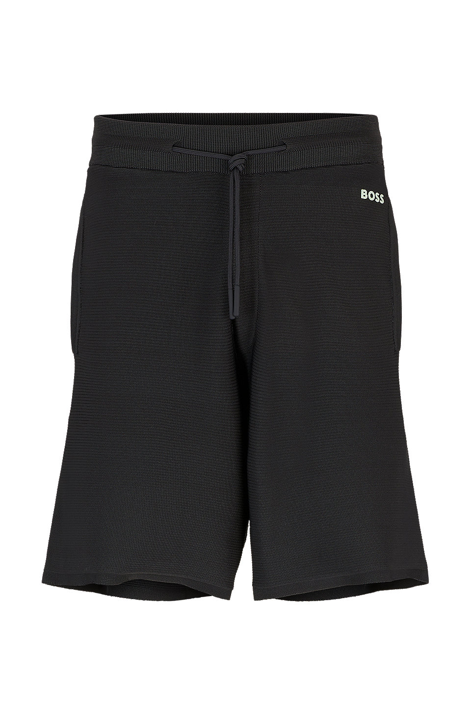 BOSS - Regular-fit shorts in stretch fabric with logo detail