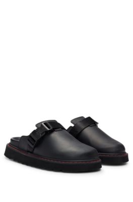 Hugo boss men's leather sales sandals