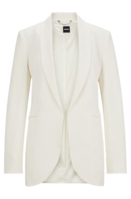 BOSS - Regular-fit jacket with edge-to-edge front