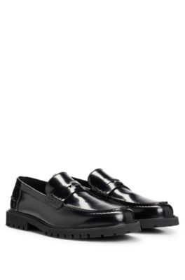 Hugo boss sale penny loafers