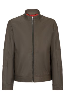 Veste cuir shop hugo boss