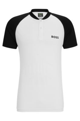 BOSS Slim fit polo shirt with seamless knit