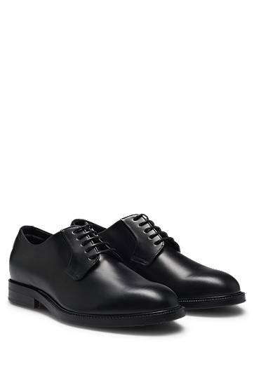 Dressletic leather Derby shoes, Hugo boss